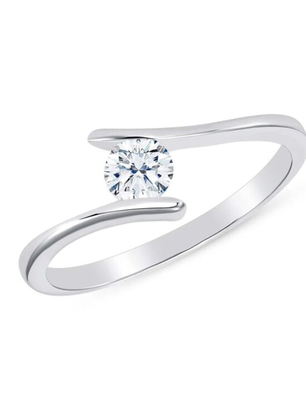 Dainty Sterling Silver promise Ring 4 5 6 7 8 9 10